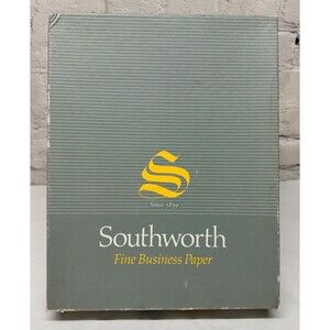 Southworth 409C  Onionskin Typing Paper 25% Cotton 9lb Cockle Finish